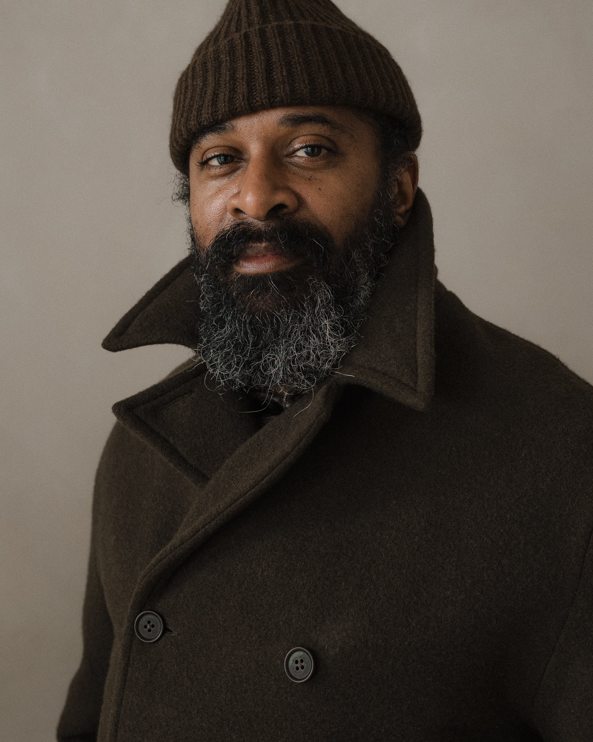 Peacoat - Blanket Cloth, Dark Olive – evan kinori