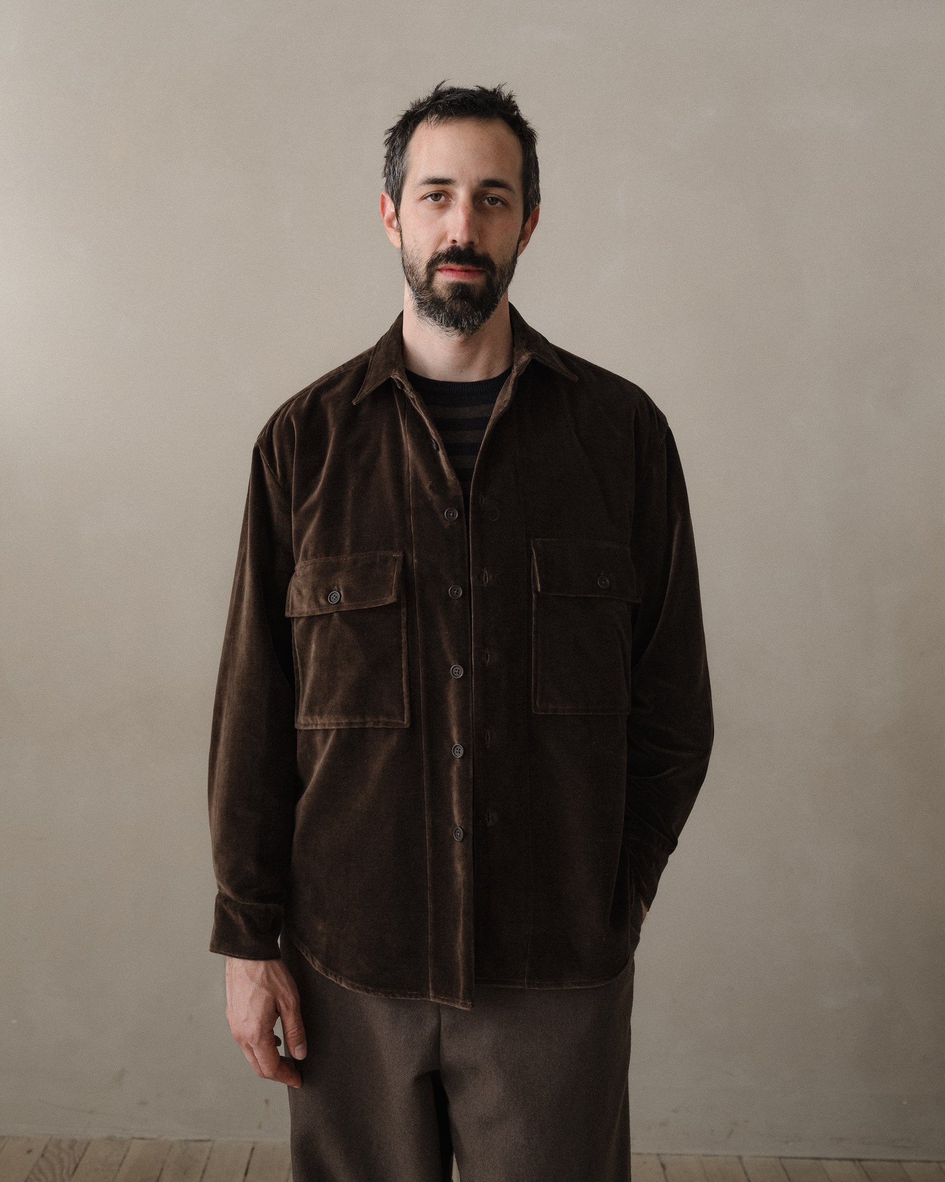 lwood メタルウッド シャツ シンゴ 26SS-04-05_SKY_V1_bc7542e2- メンズウェア