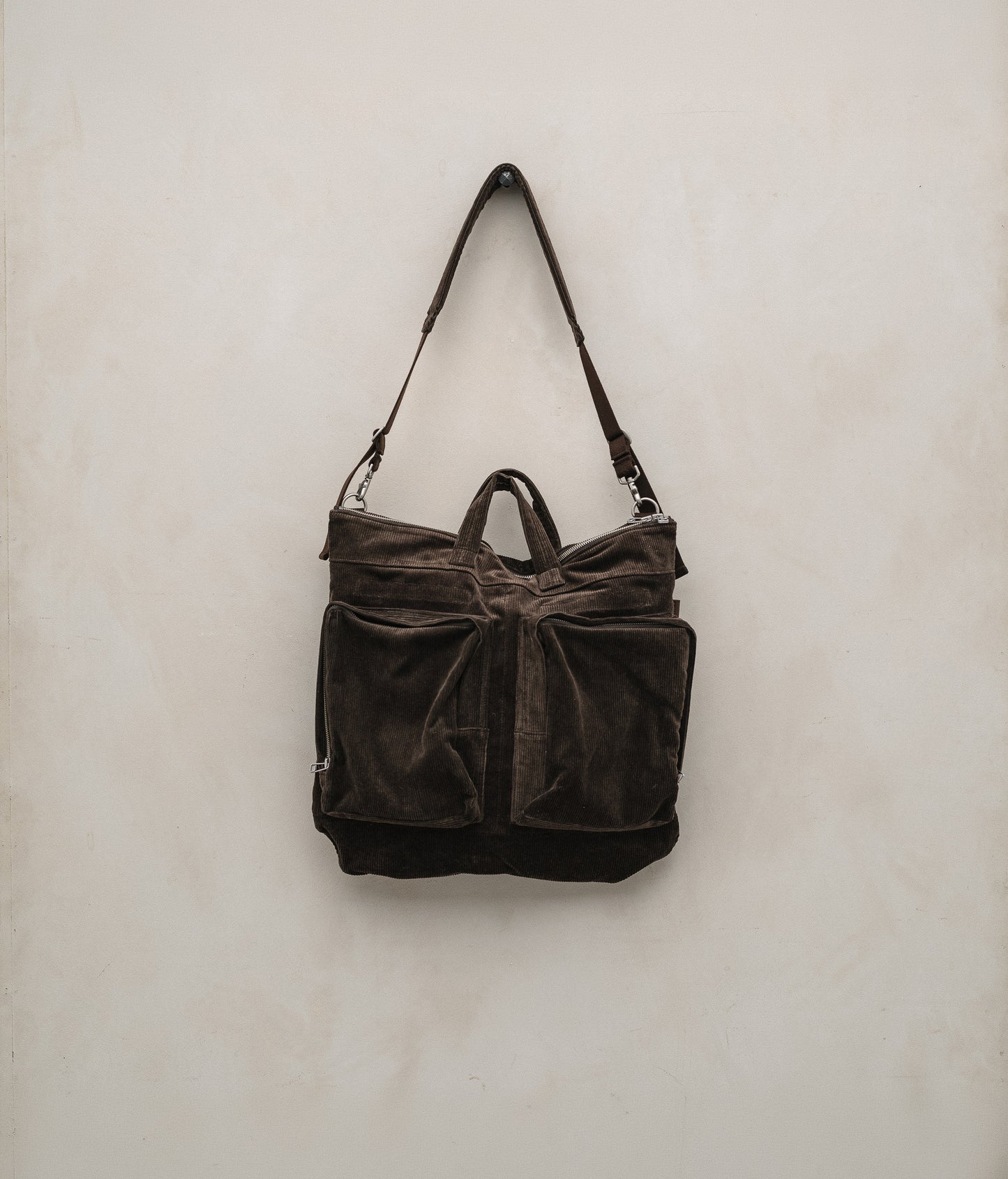 Helmet Bag - Sumi Ink Corduroy