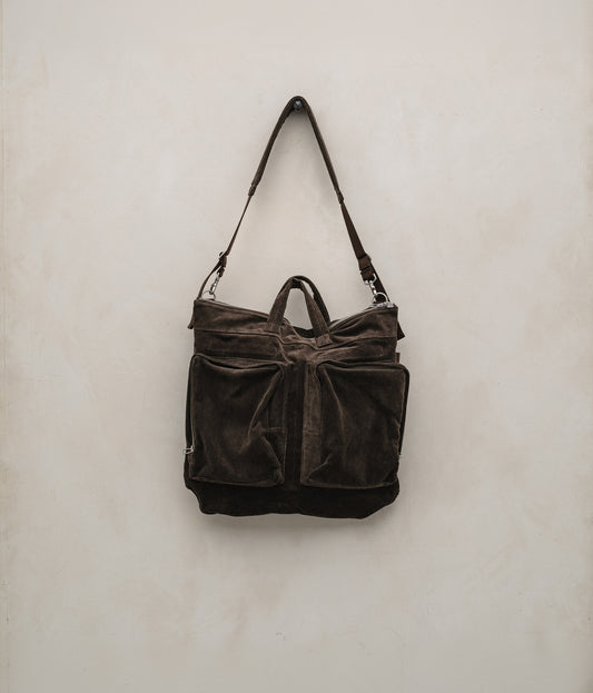 Helmet Bag - Sumi Ink Corduroy