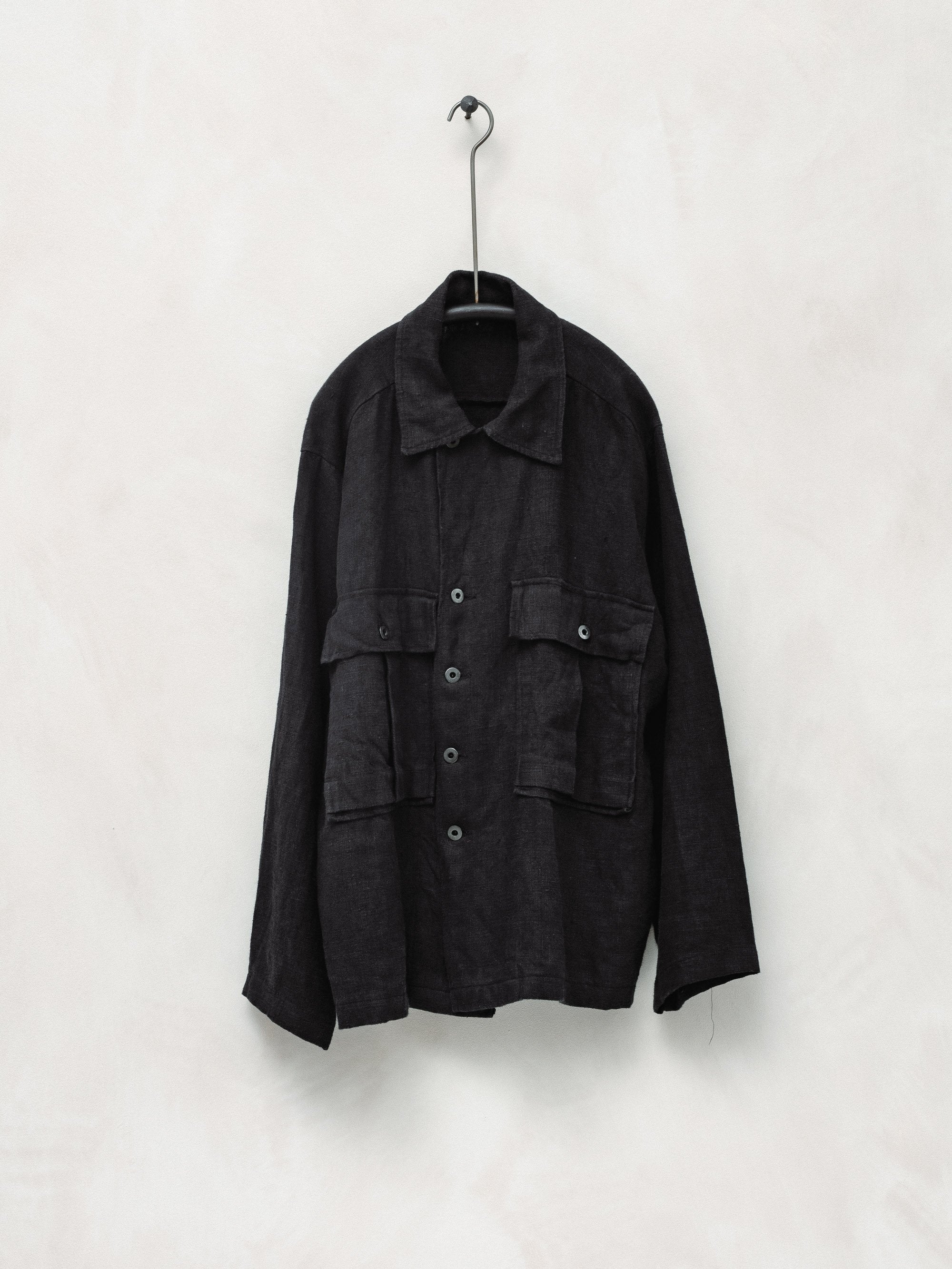 Bellow Pocket Jacket - Belgian Butcher Linen