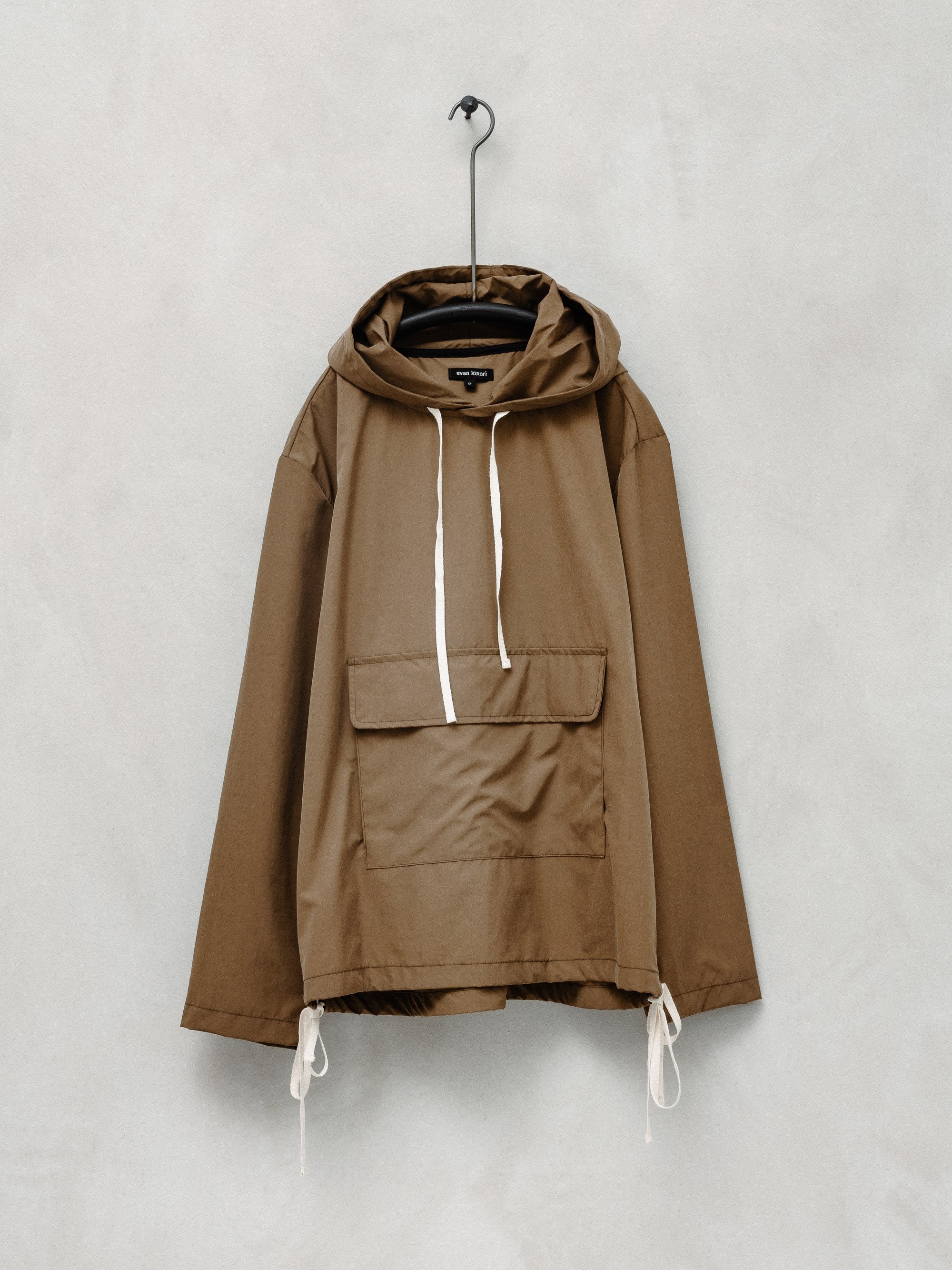 Anorak - Weather Resistant Nylon, Dark Khaki