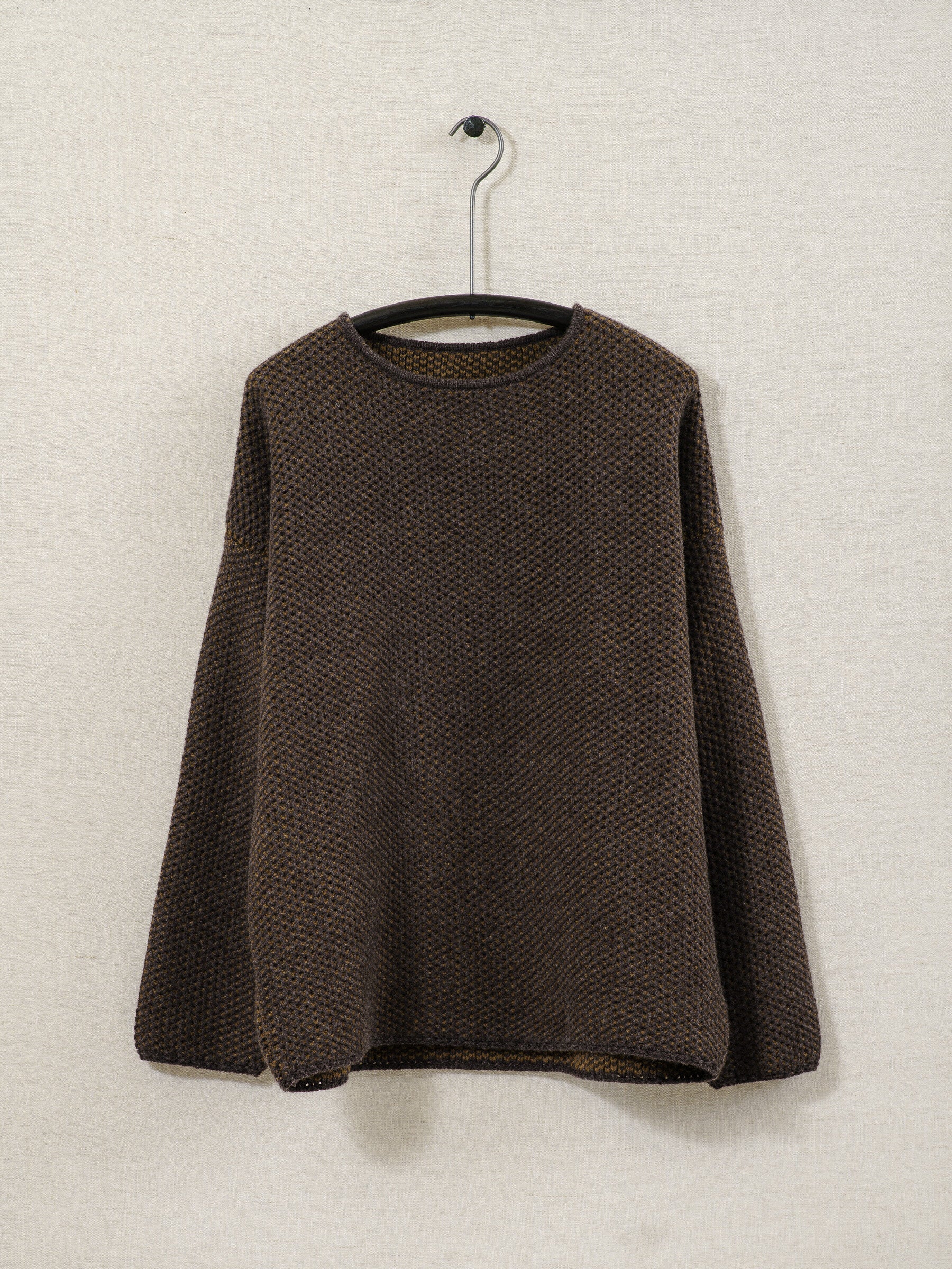 Stripe Collar Sweater - Lambswool/Cashmere