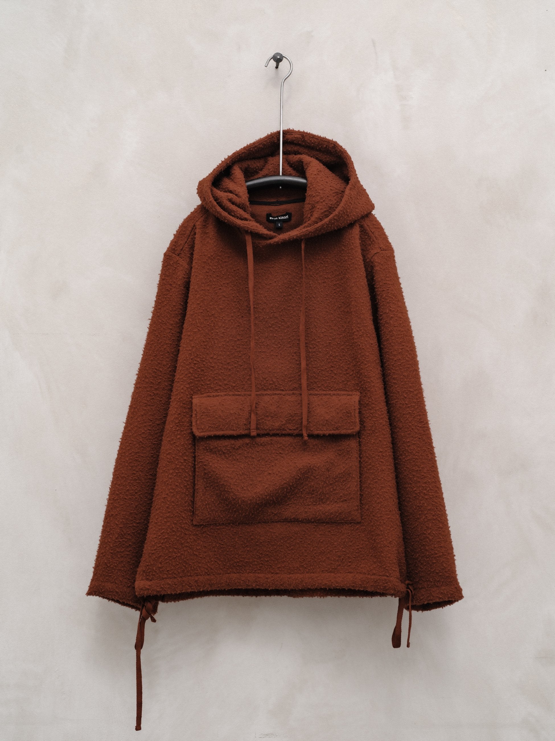 Evan Kinori Roll Neck Sweater, Brown Cashmere/Lambswool