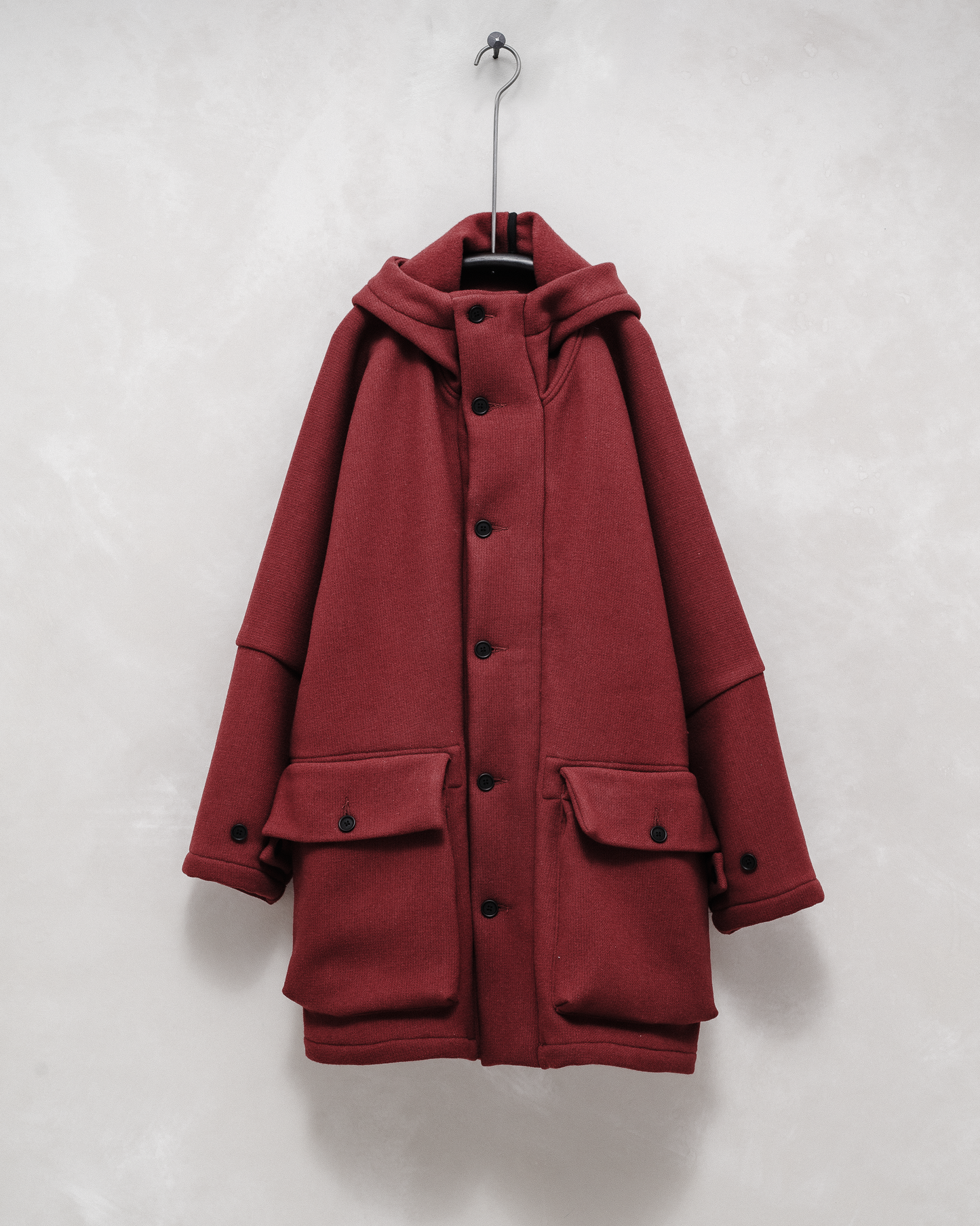 Hooded Coat - Heavy Wool Duffel