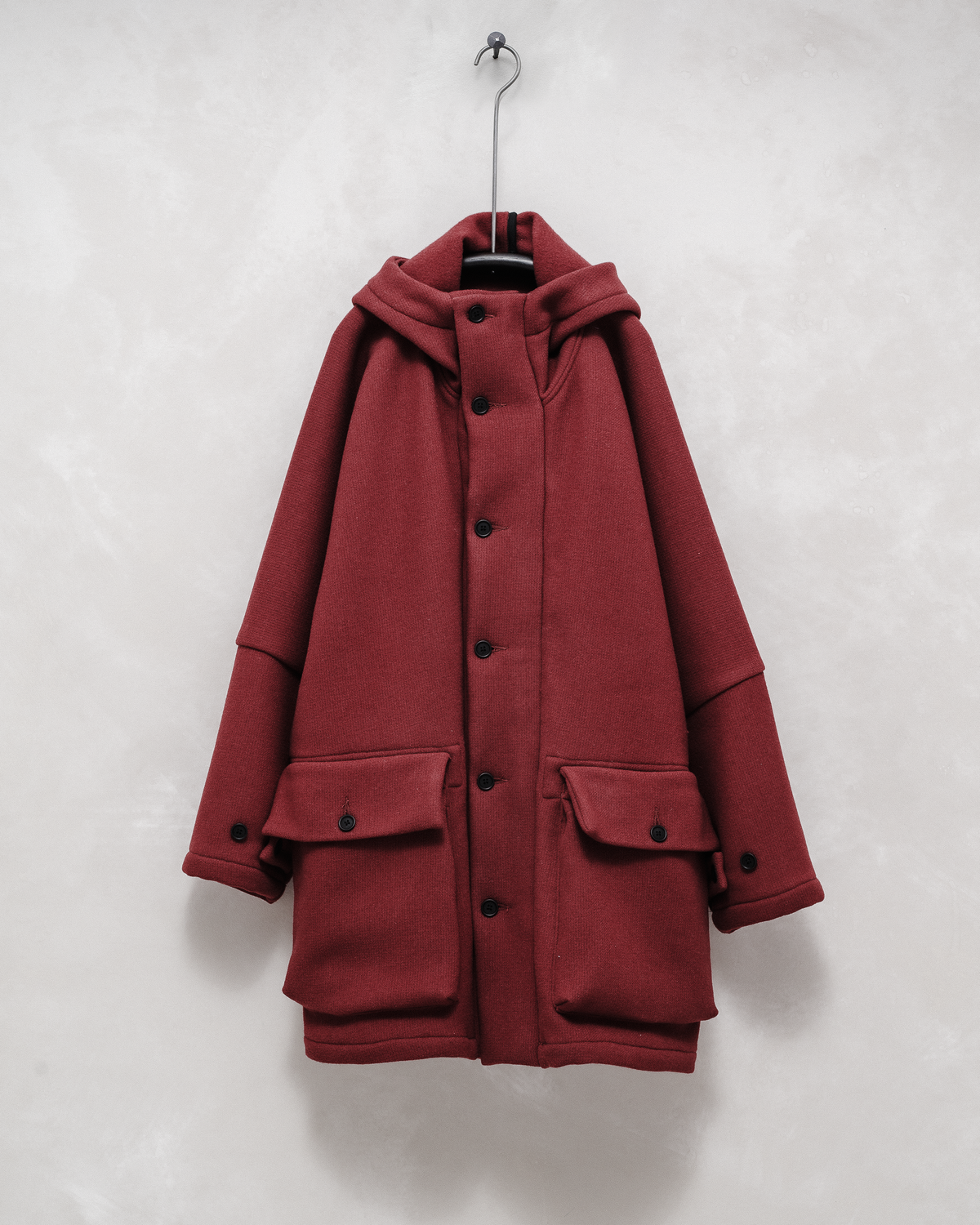 Hooded Coat - Heavy Wool Duffel – evan kinori