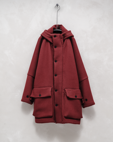 Hooded Coat - Heavy Wool Duffel – evan kinori