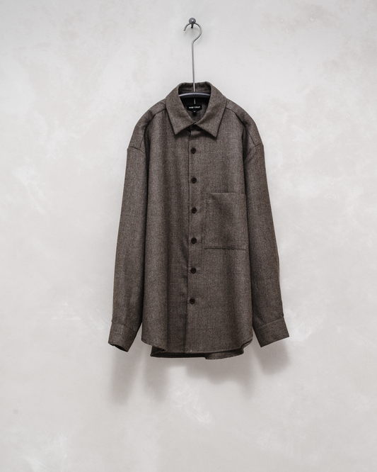 Big Shirt Two - Brushed Worsted Wool Twill