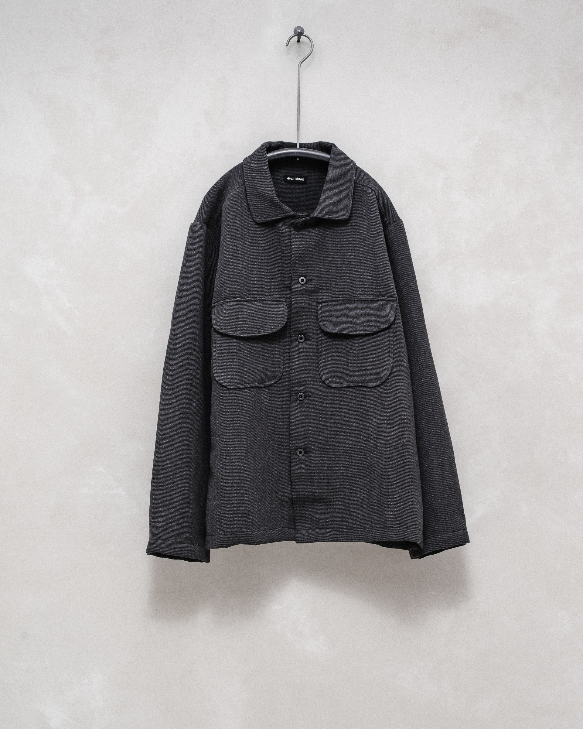 Field Shirt - Yarn Dyed Wool/Linen Twill