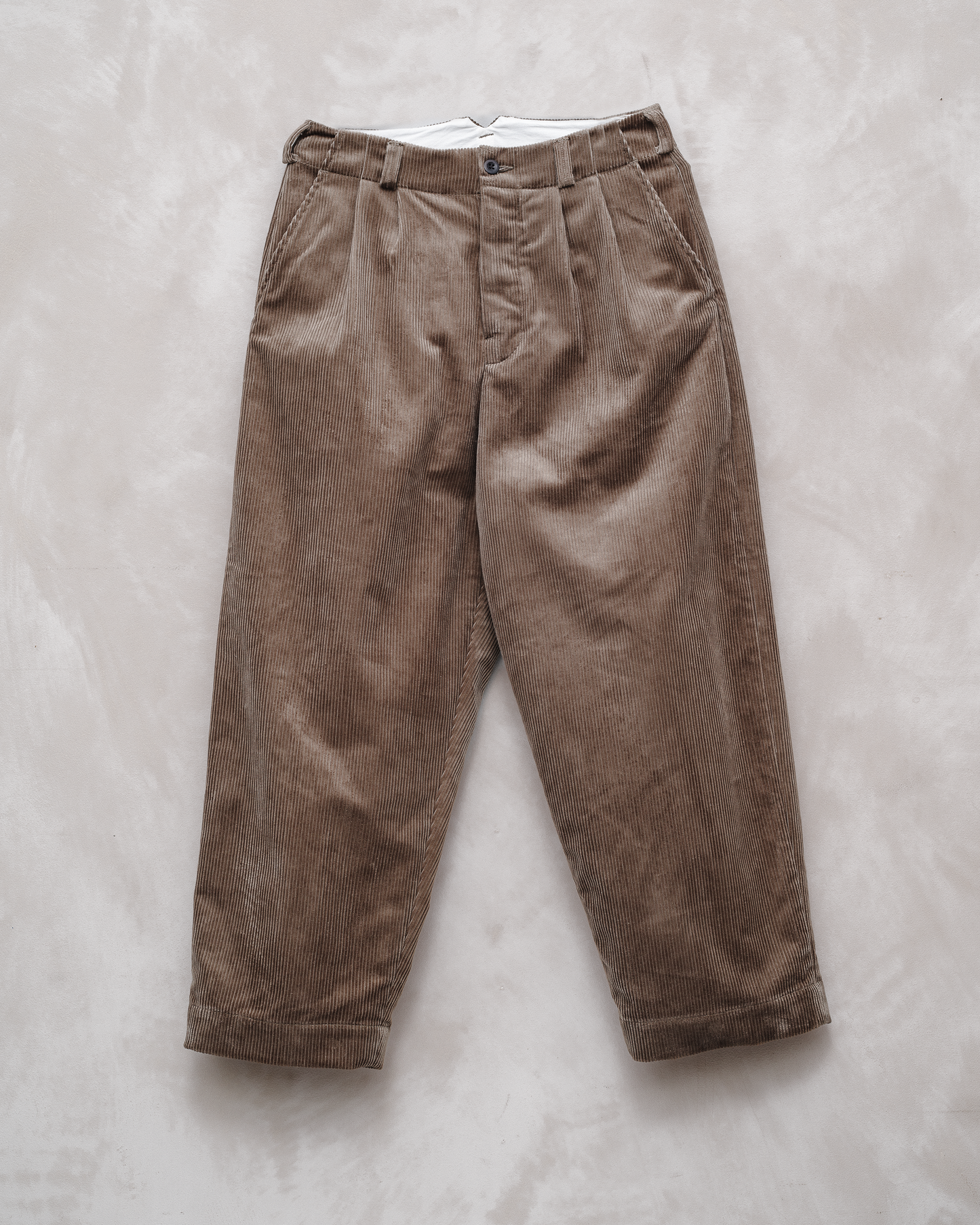 Two Pleat Pant - Organic Cotton Wide Wale Cord